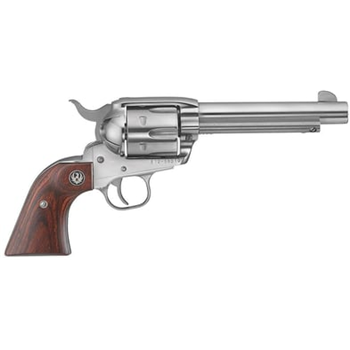 Ruger Vaquero Stainless .45 Colt 4.62" Barrel 6-Rounds Rosewood Grips - $729.99 ($9.99 S/H on Firearms / $12.99 Flat Rate S/H on ammo) - $729.99