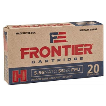 Hornady Frontier 5.56 NATO 55-Gr. FMJ 500 Rnds Case - $300 - $300.00