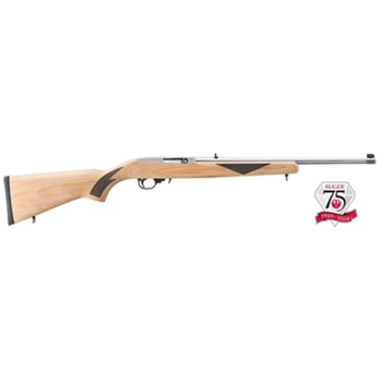 Ruger 10/22 Sporter 22LR 18.5" 10rd Semi-Auto Rifle 75th Anniversary - $321.99 (Free S/H on Firearms)