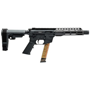 Freedom Ordnance FX-9 9mm 8" 31rd Pistol w/ Brace + Faux Suppressor Black - $628.57 (Free S/H on Firearms) - $628.57