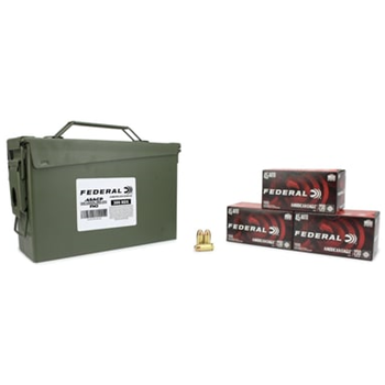 Federal American Eagle 45 ACP 230 Grain FMJ 300 Rounds In M19A1 Ammo Can - $151.99 shipped with code "MAY5OFF24" - $151.99