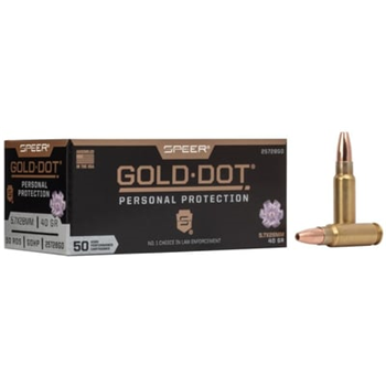 Speer Gold Dot Personal Protection 5.7x28 Ammo 40 Gr 50rds - $36.99