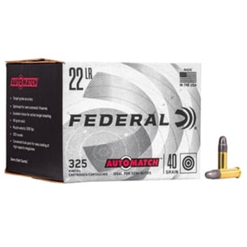 Federal 22LR 40gr AutoMatch Rimfire Ammo - 3250 round case - AM22 - $189.95 + Free S/H - $189.95