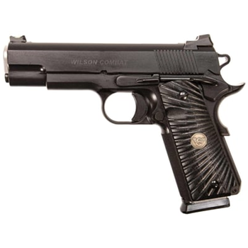 Wilson Combat CQB Commander 1911 9mm 4.25" 10rd Pistol - Black w/ G10 Starburst Grips - $3765.99 (Free S/H on Firearms) - $3,765.99