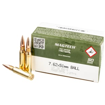 Magtech 762A Tactical 7.62x51mm NATO 147 gr FMJ Rifle Ammo 400 Round Case - $339.99 ($8.99 Flat Rate Shipping)