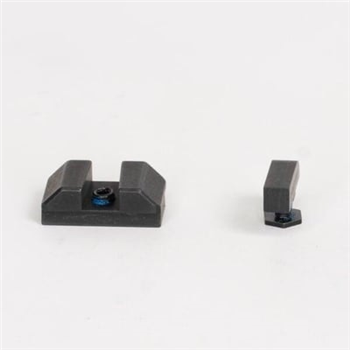 Black Replacement Sights .130? Front .130? Rear Fits Glock Pistols - $47.95