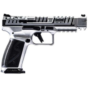 CANIK SFX Rival-S 9mm 5" Barrel 18+1 Chrome Finish Optics Ready Fiber Optic Front Sight Striker Fire - $899.99 - $899.99