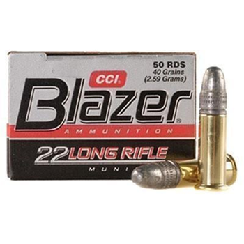 Blazer 22 Long Rifle 40 Grain Lead Round Nose 500 Round Brick - $32.99 - $32.99