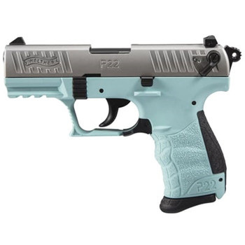 Walther P22 Q .22lr Pistol, Angel Blue - 5120760 - $229.99 - $229.99