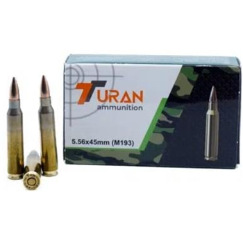 Turan M193 5.56x45mm 55 Grain FMJ 750 Rnds - $359.99