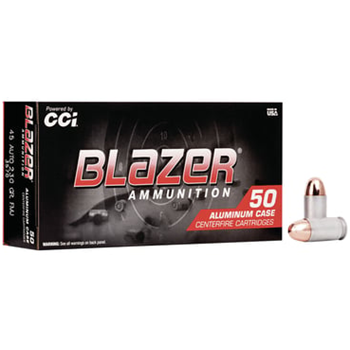 Blazer Ammo 45ACP 230gr Full Metal Jacket Aluminum 50 Rounds - $18.19 - $18.19
