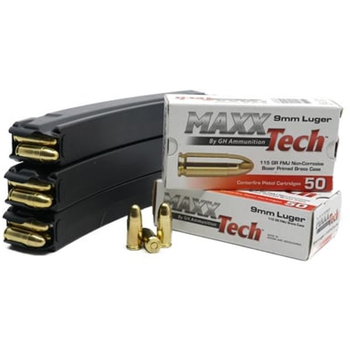 Bundle Deal: 3 KCI MP5 Mags and 100 Rounds of Maxxtech 9mm - $149.99 - $149.99