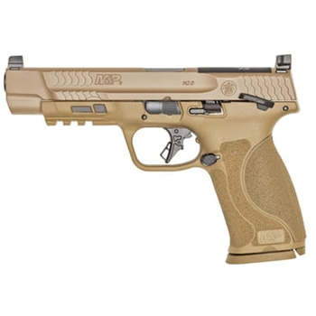 SMITH &amp; WESSON - M&amp;P 9 M2.0 OR 9mm Luger 5" BBL (2)17RD Mags Thumb Safety FDE - $549.99 (Free S/H over $99) - $549.99