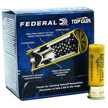 Federal Top Gun 20 Ga #8 Shot 2.75" 7/8 oz. 1210 FPS 250 Rnds - $84.99 - $84.99