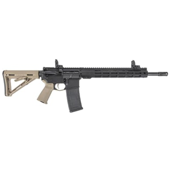 PSA 16" Mid-Length 5.56 NATO 1/7 Nitride 13.5" Hex M-Lok MOE EPT Rifle w/MBUS Sight Set, FDE - $549.99 + Free Shipping