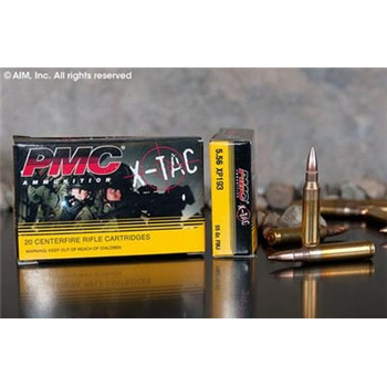 PMC Ammunition X-TAC 5.56 NATO 55 gr FMJ BT - Box of 20 - $9.99 - $9.99