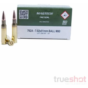 Magtech - Tactical - 7.62x51 - 147 Grain - FMJ - M80 400 rounds - $339.99 - $339.99