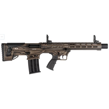 Black Aces Bullpup 12 Gauge 18.5" Semi-Auto 5 Rds, Distressed Bronze - $299.99 - $299.99