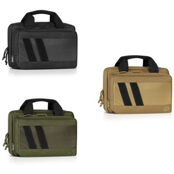 Savior Equipment Specialist Series Low Profile Soft Double Handgun Revolver Bag w/ Built-In Magazine Holder - $22.09 w/code "SAVEME15" (Free S/H over $175) - $22.09