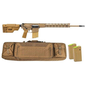 PSA Sabre-10A2 "Super Sass" Forged 20" .308 5R Rifle w/15"Sabre Lock up rail, B5 CPS Stock, 3 Mags, and Bag - FDE - $1549.99 + Free Shipping