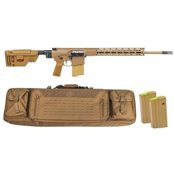 PSA Sabre-10A2 "Super Sass" Billet 20" .308 5R Rifle w/15"Sabre Lock up rail, Law Folder, B5 CPS Stock, 3 Mags, and Bag FDE - $1999.99 + Free Shipping - $1,999.99