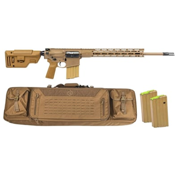 PSA Sabre-10A2 "Super Sass" Forged 20" .308 5R Rifle w/15"Sabre Lock up rail, B5 CPS Stock, 3 Mags, and Bag - FDE - $1549.99 + Free Shipping