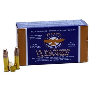 Aguila Golden Eagle 22 Long Rifle 40 Grain CP HVSP - $109.99 - $109.99