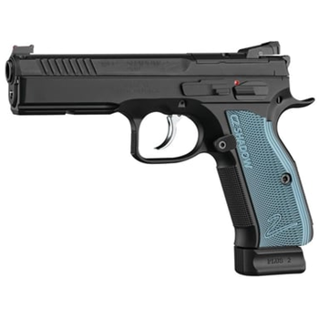 CZ Shadow 2 Optics Ready 9mm Pistol With Blue Grips, Black - 91251 - $1099.99 + Free Shipping - $1,099.99