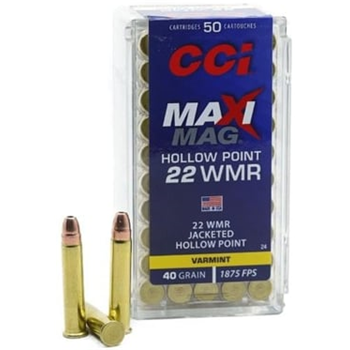 CCI Maxi Mag .22 Mag 40-Gr. HP 500 Rnds - $124.99 - $124.99