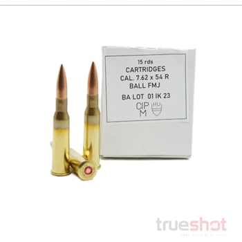 Igman 7.62x54R 170-Gr. M30 Ball FMJ 150 Rnds - $114.99 - $114.99