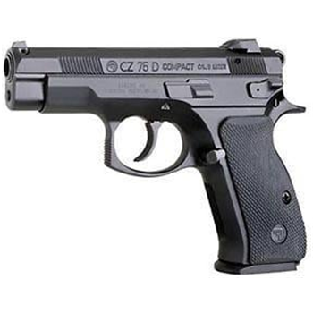 CZ 75 D PCR Compact 9mm 3.75" Barrel 14 Rnd Black - $499.99 - $499.99