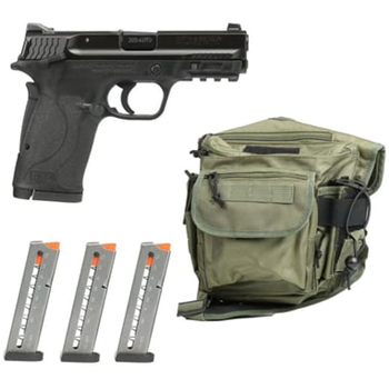 S&amp;W M&amp;P380 Shield EZ .380 ACP 3.7" 8rd Pistol w/ (4) 8rd Mags Bundle - 14153 - $379.99 - $379.99