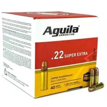AGUILA SUPER EXTRA 22 LR 40 GRAIN HV SP 2000 rounds - $113.99 w/code "5OFFJUNE24" (Free S/H over $149) - $113.99