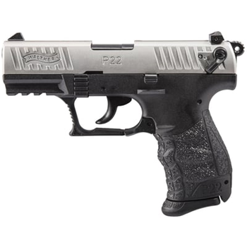WALTHER ARMS P22Q 22 LR 3.42" 10rd Pistol - Nickel / Black - $219 + 200 FREE rounds of Federal Punch .22lr Ammo after MIR ($8.99 Flat Rate Shipping) - $219.00