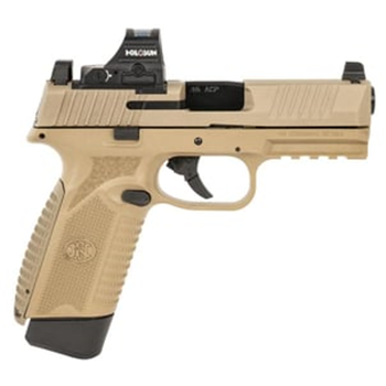 FN 545 MRD 45 ACP Striker Fired Semi-Auto Pistol - 4.1" - FDE - Holosun 407C - 15rd - 66-101918 - $849 ($8.99 Flat Rate Shipping) - $849.00