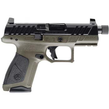 Beretta APX A1 Compact Tactical 9mm 3.7" 15rd Threaded OD Green - $439 ($339 after $100 MIR) (Free S/H over $175) - $439.00