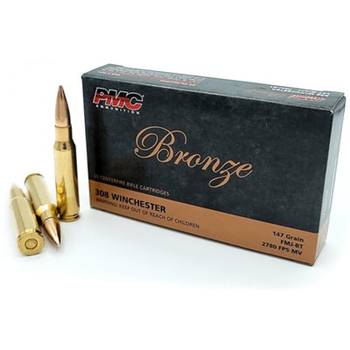PMC Bronze 308 Win 147-Gr. FMJBT 200 Rnds - $179.99 - $179.99