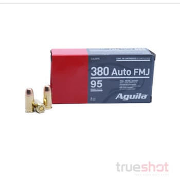 Aguila 380 Auto 95 Grain FMJ 500 Rnd - $176.99 - $176.99