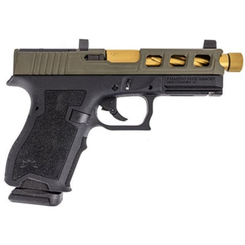  PSA Dagger Compact 9mm Pistol With SW3 RMR Slide &amp; TiN Spiral Fluted Barrel, 2-Tone Sniper Green - $299.99 - $299.99