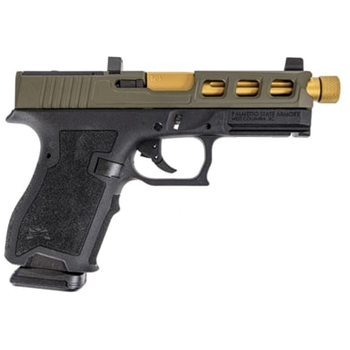 PSA Dagger Compact 9mm Pistol With SW3 RMR Slide &amp; TiN Fluted Barrel, 2-Tone Sniper Green - $299.99 - $299.99