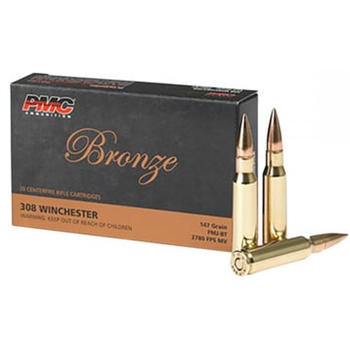 PMC Bronze 308 Win 147gr FMJ 500 Rnds - $419.99 (Free S/H over $99)