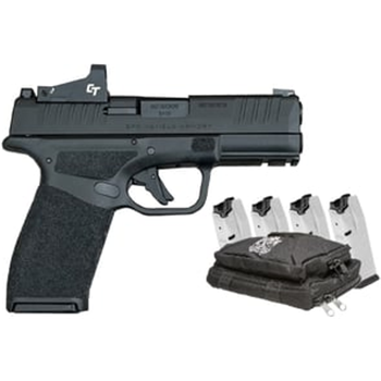 Springfield Armory Hellcat PRO 9mm 15rd Pistol w/Crimson Trace Red Dot, 5 Mags &amp; Range Bag - Black - HCP9379BOSPCT-15 - $529 ($8.99 Flat Rate Shipping)