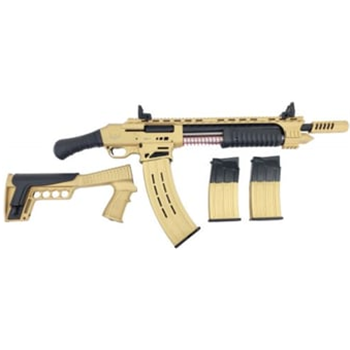 Emperor Arms King 12 Pump Action Firearm 18.5" BRL Spring-Assisted Gold 18.5" Barrel, 10 Rounds - $541.25 (Free Shipping on Firearms) - $541.25