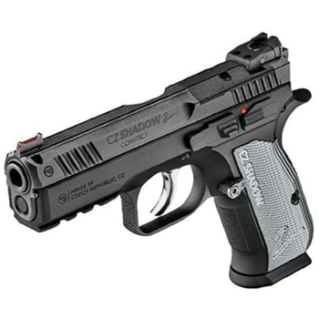 CZ-USA Shadow 2 9mm 4" Bbl 15rd Optics-Ready Compact Fiber Optic Front Sights, Fixed Black Rear Sights &amp; Manual Safety - $1199.99 (Free Shipping over $250) - $1,199.99