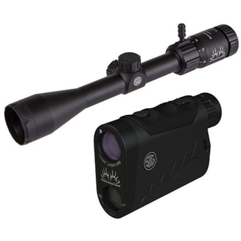 Sig Sauer Buckmaster 3-9x40mm Rifle Scope &amp; 1500 Laser Range Finder Combo, Black - $149.99 - $149.99