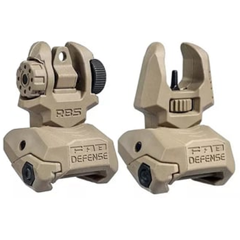 FAB Defense Top Mounted Deployable Front and Rear Sight, Flat Dark Earth, FX-FRBSKITT - $73.07 w/code "FEST" (Free S/H over $49 + Get 2% back from your order in OP Bucks) - $73.07