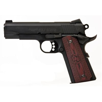 COLT 1911 LW Commander 45ACP 4.25" Blued 8+1 G10 Cherry - $940.99 (Free S/H on Firearms) - $940.99