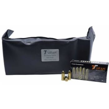 Turan 9mm 124 Grain FMJ Battle Pack 1000 Rnd - $219.99 - $219.99