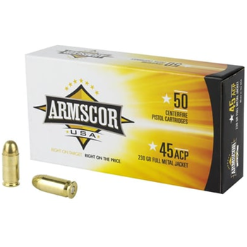 Armscor FAC45-12N .45 ACP 230-Gr. FMJ 1000 Round case - $419.99 ($8.99 Flat Rate Shipping) - $419.99