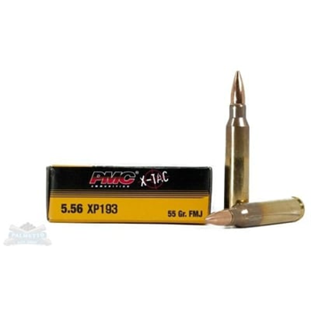 PMC X-TAC 5.56 NATO 55gr FMJ 20rds - $9.49 - $9.49